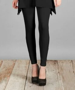 Lily | Black Essential Slim Fit Leggings - Women & Plus