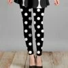 Lily | Black & White Polka Dot Leggings - Women