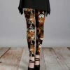 Lily | Black & Brown Dog Leggings - Women & Plus