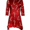 Lily | Red & White Candy Cane Sidetail Tunic - Women & Plus