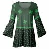 Lily | Black & Green Clover Tunic - Women & Plus