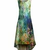 Lily | Green & Yellow Floral Hi-Low Dress - Women & Plus