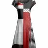 Lily | Black & Red Cap-Sleeve Dress - Women & Plus