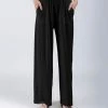 Lily | Black Pocket Palazzo Pants - Women & Plus