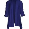 Lily | Blue Sidetail Open Cardigan - Women
