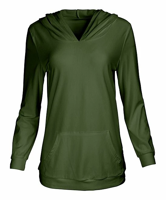 Lily | Green Pullover Hoodie - Women 1 Lily | Green Pullover Hoodie - Women