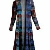 Lily | Red & Blue Plaid Duster - Plus