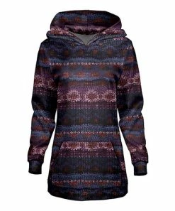 Lily | Rose & Navy Stripe Pocket Hoodie - Women & Plus