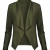 Lily | Green Open Blazer - Women