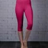Lily | Fuchsia Capri Leggings - Women & Plus