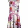 Lily | Purple & Pink Floral Tiered Sleeveless Dress - Women