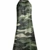 Lily | Olive & Cream Camo Yoke Dress - Women & Plus