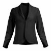 Lily | Black Notch-Lapel Blazer - Plus