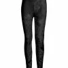 Lily | Black Velvet Leggings - Women & Plus
