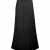 Lily | Black Accordion Skirt - Plus