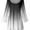 Lily | Black & White Geo Scoop Neck Tunic - Women & Plus