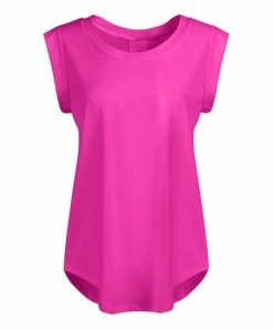 Lily | Pink Scoop Neck Top - Women & Plus
