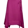 Lily | Fuchsia Wrap Skirt - Plus