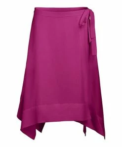 Lily | Fuchsia Wrap Skirt - Plus