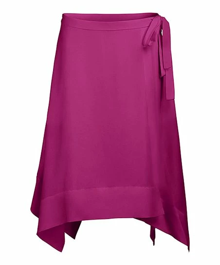 Lily | Fuchsia Wrap Skirt - Plus 1 Lily | Fuchsia Wrap Skirt - Plus