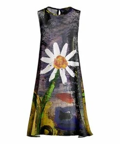 Lily | Mauve Floral Sleeveless Shift Dress - Women & Plus
