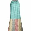 Lily | Mint & Pink Polka Dot Floral Yoke Dress - Women