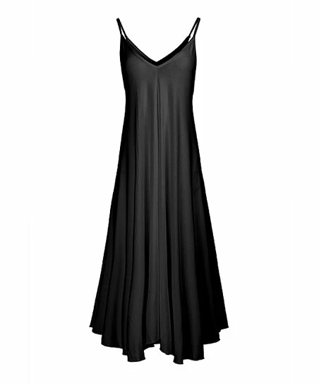 Lily | Black Pleated Sleeveless Maxi Dress - Women & Plus 1 Lily | Black Pleated Sleeveless Maxi Dress - Women & Plus
