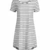 Lily | Black & White Stripe Shift Dress - Women