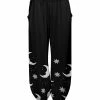 Lily | Black & White Moon Harem Pants - Women & Plus