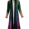 Lily | Green & Pink Sparkle Ombré Duster - Women & Plus