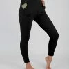 Lily | Black Pocket High-Waist Leggings - Plus