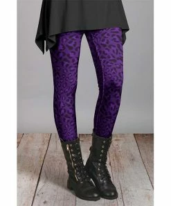 Lily | Purple Leopard Leggings - Plus -Cheap Lily Store zu89636810 alt 6 tm1601302596