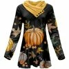 Lily | Black & Yellow Button Shawl Collar Tunic - Women