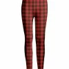 Lily | Red & Black Buffalo Check Leggings - Women & Plus
