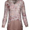 Lily | Pink & Mauve Leopard Kangaroo-Pocket Hoodie - Women