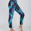 Lily | Blue & Purple Galaxy Pocket Leggings - Women