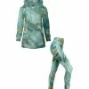 Lily | Turquoise & Gold Agate Hoodie & Leggings - Women