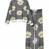 Lily | Gray Daisies Pullover& Lounge Pants - Women & Plus