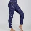 Lily | Navy & White Galaxy Pocket Leggings - Women