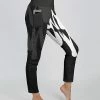 Lily | Black & White Abstract Pocket High-Waist Leggings - Women & Plus