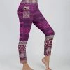 Lily | Purple & Orange Geometric Pocket Leggings - Women & Plus