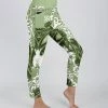 Lily | Green & White Floral Pocket Leggings - Women & Plus