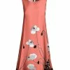 Lily | Coral & White Floral Sleeveless Shift Dress - Women & Plus