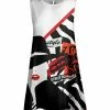 Lily | Black & White Abstract Fashion Sleeveless Sidetail Tunic - Women