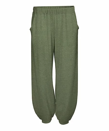 Lily | Olive Green Harem Pants - Plus 1 Lily | Olive Green Harem Pants - Plus