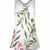 Lily | Olive & Rose Floral V-Neck Sleeveless Tunic - Plus