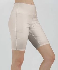 Lily | Cream Ombré Bike Shorts - Women