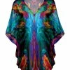 Lily | Blue Abstract Dolman-Sleeve Tunic - Women & Plus