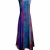 Lily | Blue & Purple Floral Ombré Sleeveless Handkerchief Maxi Dress - Women & Plus