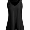 Lily | Black Yoke Tank - Plus